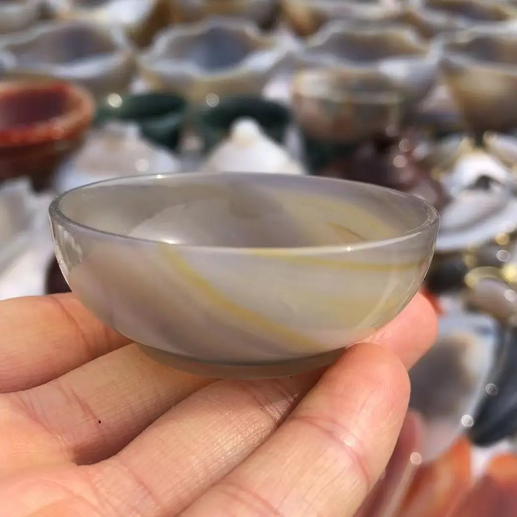 1PC5-6cm Natural Agate Seasoning Bowl, Cheese, Ketchup, Mustard And Other Seasoning Bowl, Hand Polished.Home Decoration
1PC5-6cm Natural Agate Seasoning Bowl, Cheese, Ketchup, Mustard And Other Seasoning Bowl, Hand Polished.Home Decoration