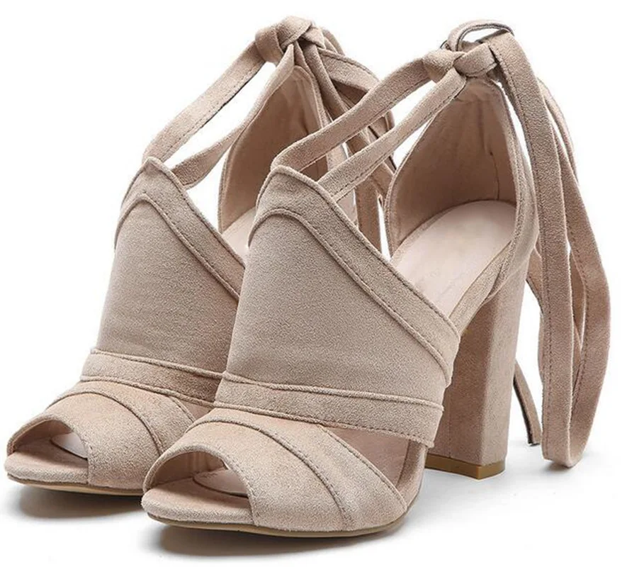 Sandalias Mujer 2019 Summer New Ladies Sandals Suede Fish Mouth Ankle Strap High Thick with Ladies Large Size Sandals
Sandalias Mujer 2019 Summer New Ladies Sandals Suede Fish Mouth Ankle Strap High Thick with Ladies Large Size Sandals