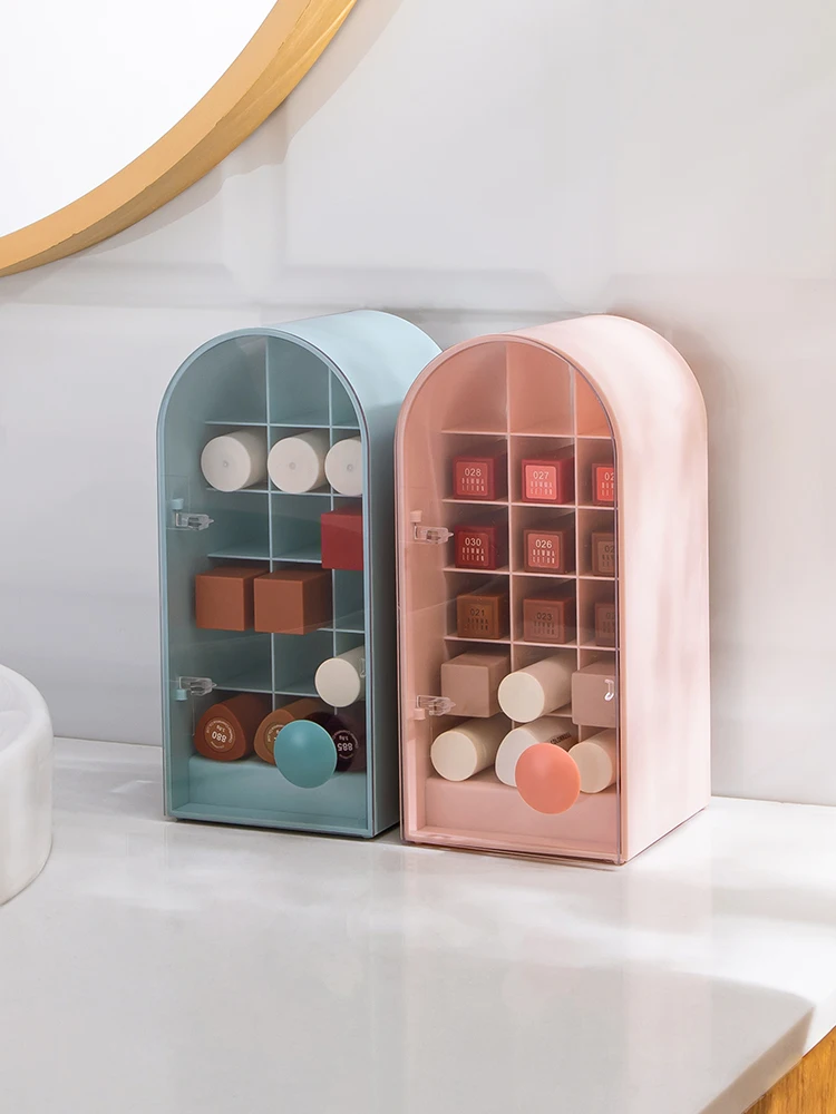 Lipstick storage box dustproof storage rack with lid multi-grid desktop dressing table put lip gloss lipstick box storage rack
Lipstick storage box dustproof storage rack with lid multi-grid desktop dressing table put lip gloss lipstick box storage rack