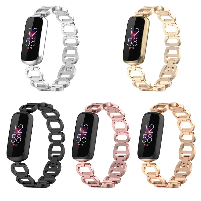 Ремешок из нержавеющей стали для часов Fitbit Luxe, модный сменный Браслет для наручных часов
Ремешок из нержавеющей стали для часов Fitbit Luxe, модный сменный Браслет для наручных часов