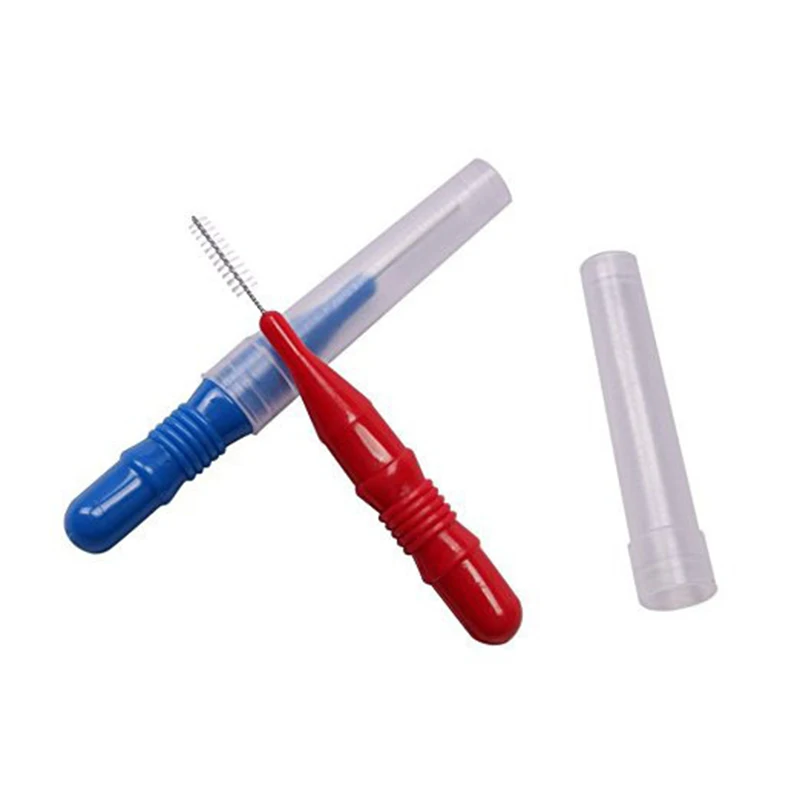 Mini Teeth Cleaning Floss Steel Nylon Interdental Brush Toothpick Oral Care Dental Tooth Tools Plastic Handle Random
Mini Teeth Cleaning Floss Steel Nylon Interdental Brush Toothpick Oral Care Dental Tooth Tools Plastic Handle Random