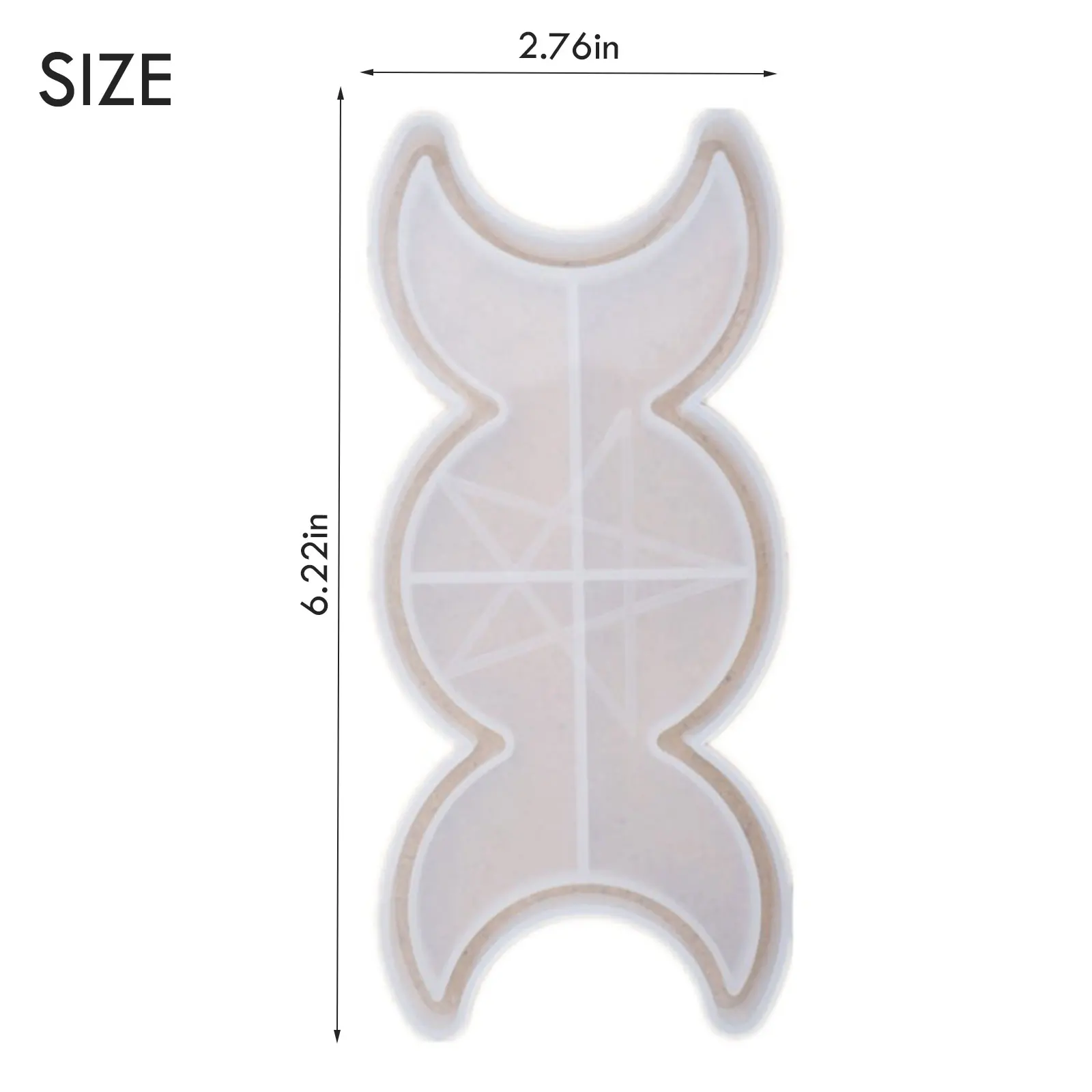 Triple Moon Tray Molds Moon Phase Tray Resin Molds Moon Star Tea Candle Holder Tray Silicone Mold For Epoxy UV Resin Gift
Triple Moon Tray Molds Moon Phase Tray Resin Molds Moon Star Tea Candle Holder Tray Silicone Mold For Epoxy UV Resin Gift