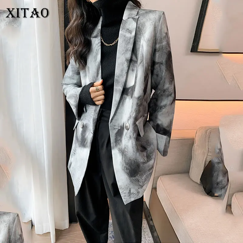 XITAO Print Double Breasted Tailored Coat 2021 Autumn New Personality Fashion Slim Turn-down Collar Full Sleeve Coat GWJ0512
XITAO Print Double Breasted Tailored Coat 2021 Autumn New Personality Fashion Slim Turn-down Collar Full Sleeve Coat GWJ0512