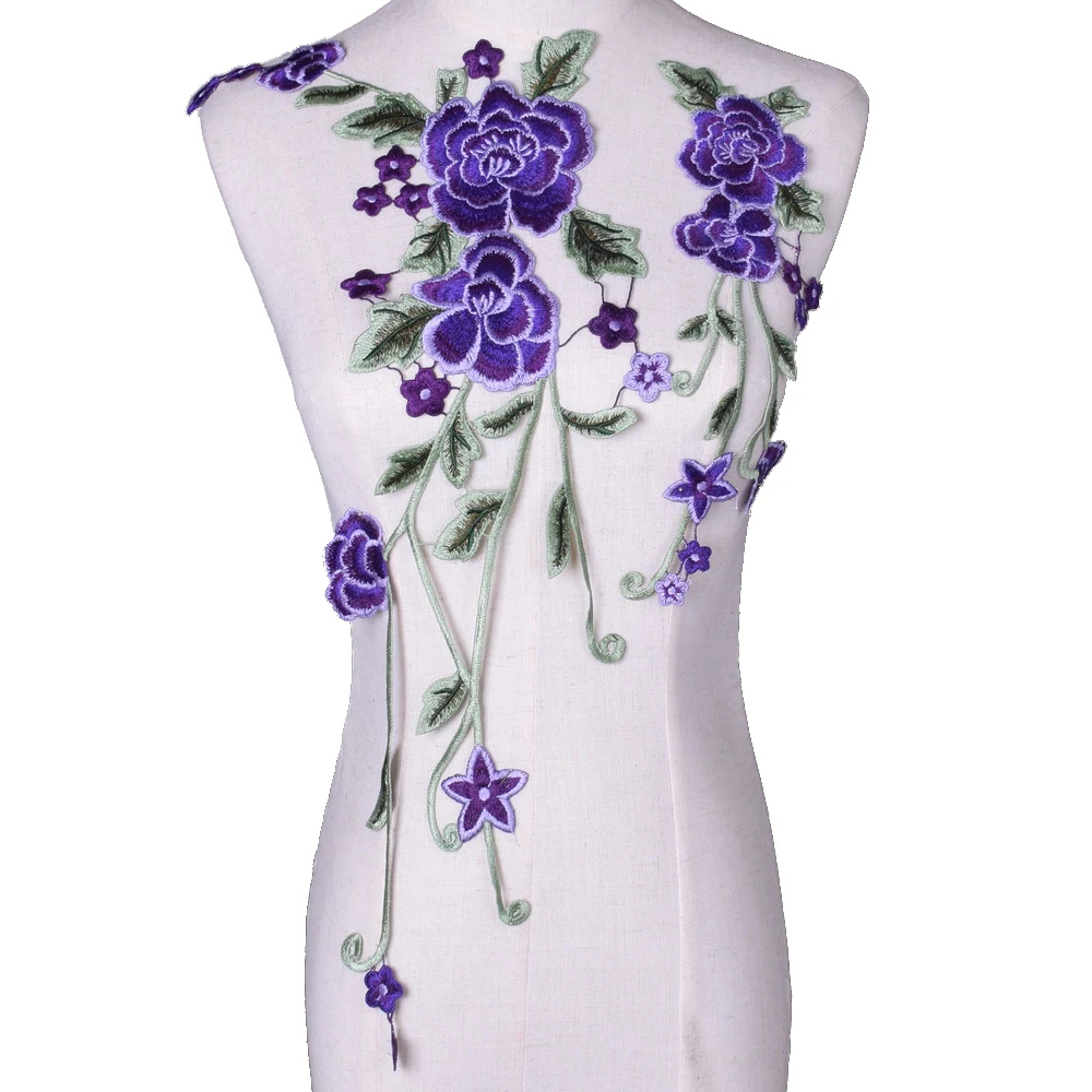 2Pcs/Set Purple Flower Patch Applique Dress Patch Decorative Flowers Hand-embroidered Water-soluble Patches For Clothing
2Pcs/Set Purple Flower Patch Applique Dress Patch Decorative Flowers Hand-embroidered Water-soluble Patches For Clothing