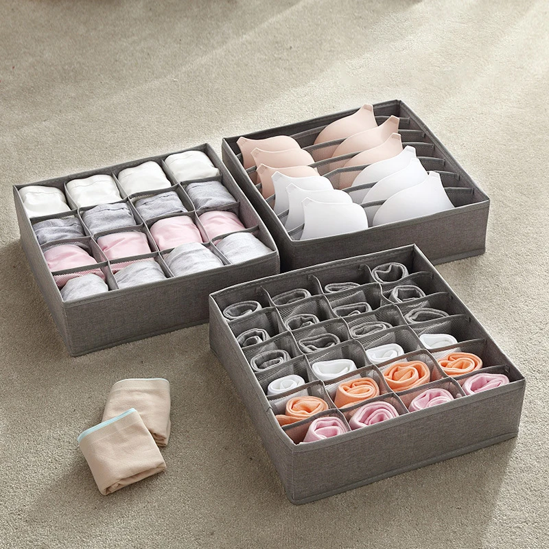 Foldable Underwear Drawer Storage Box Divider Clothes Storage Box Bra Scarf Tie Socks Storage Box
Foldable Underwear Drawer Storage Box Divider Clothes Storage Box Bra Scarf Tie Socks Storage Box