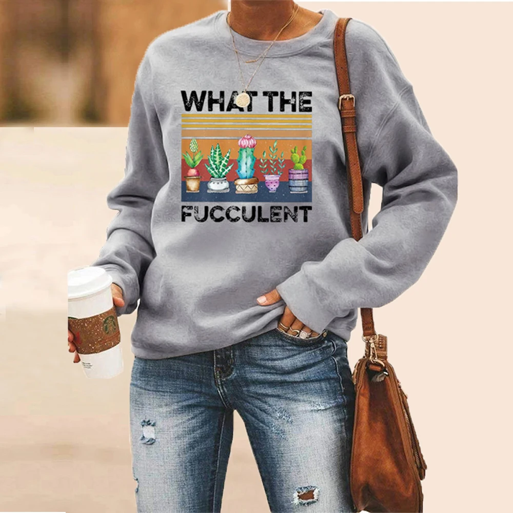 Какой Fucculent принт толстовка с круглым вырезом на шее с 2021 женский джемпер модная одежда с длинными рукавами свободные толстовки Женская оде...
Какой Fucculent принт толстовка с круглым вырезом на шее с 2021 женский джемпер модная одежда с длинными рукавами свободные толстовки Женская оде...