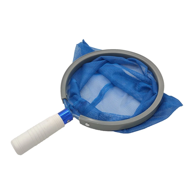 Pool Skimmer Net Swim Pool Net with Small Aluminum Handle Blue Net Bag, Shallow/Deep Water Swimming Pool Cleaning Net
Pool Skimmer Net Swim Pool Net with Small Aluminum Handle Blue Net Bag, Shallow/Deep Water Swimming Pool Cleaning Net