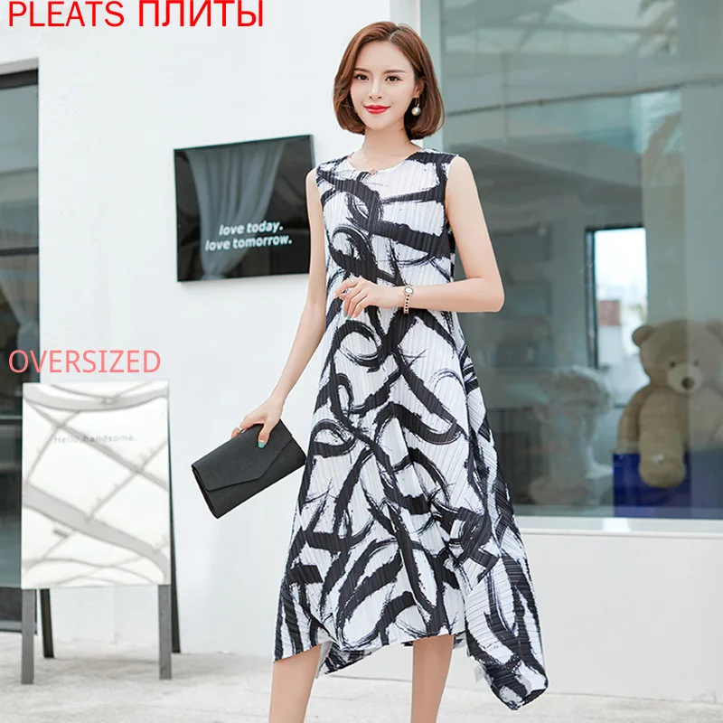 Женское летнее платье без рукавов, приталенное ТРАПЕЦИЕВИДНОЕ ПЛАТЬЕ средней длины, модное простое платье со складками, летнее платье Shein
Женское летнее платье без рукавов, приталенное ТРАПЕЦИЕВИДНОЕ ПЛАТЬЕ средней длины, модное простое платье со складками, летнее платье Shein