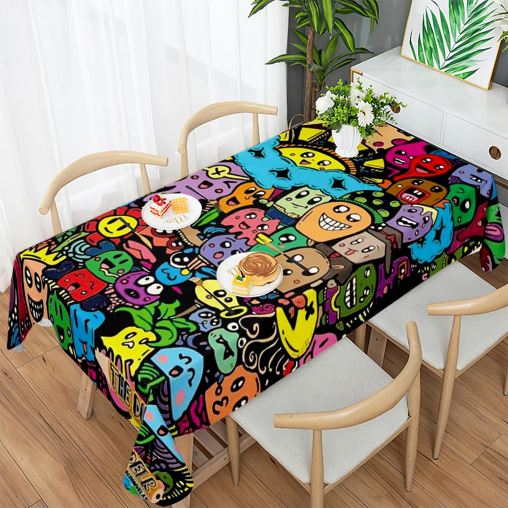 Colourful Household Retangular Tablecloth Waterproof Oilproof Desk Carpet Kitchen Living Room Decoration Picnic Table Cover
Colourful Household Retangular Tablecloth Waterproof Oilproof Desk Carpet Kitchen Living Room Decoration Picnic Table Cover