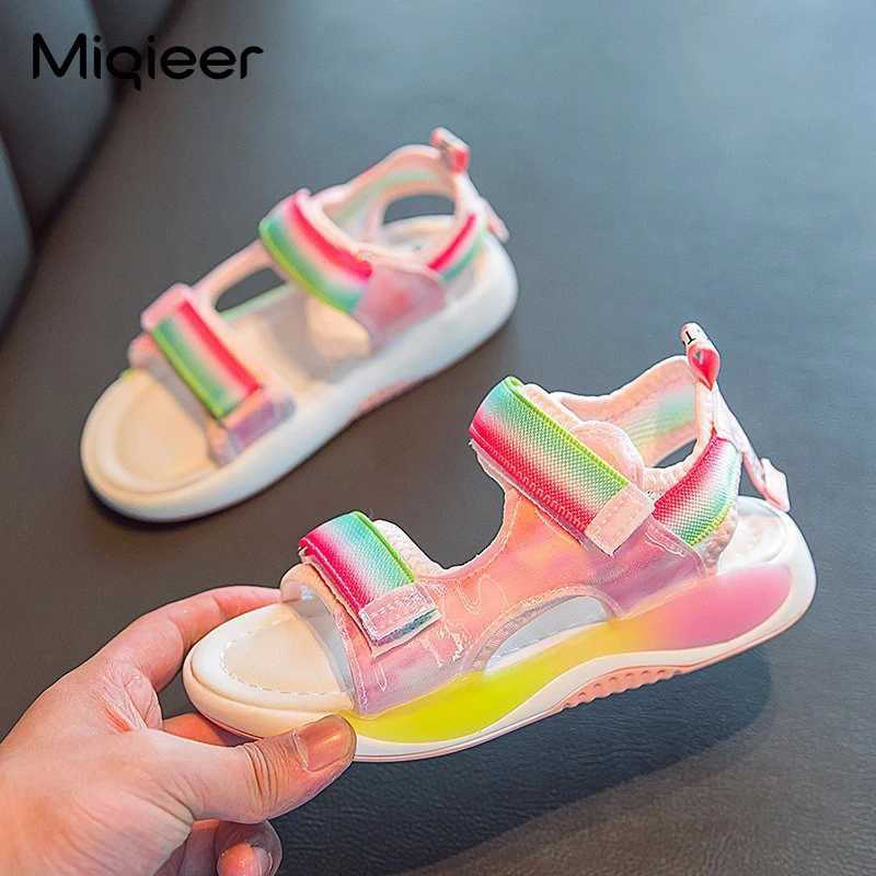 Fashion Chidlren Sport Sandals Breathable Mesh Summer Boy Girls Sandals Anti-slip Soft Bottom Beach Shoes Kids Flat Casual Shoes
Fashion Chidlren Sport Sandals Breathable Mesh Summer Boy Girls Sandals Anti-slip Soft Bottom Beach Shoes Kids Flat Casual Shoes