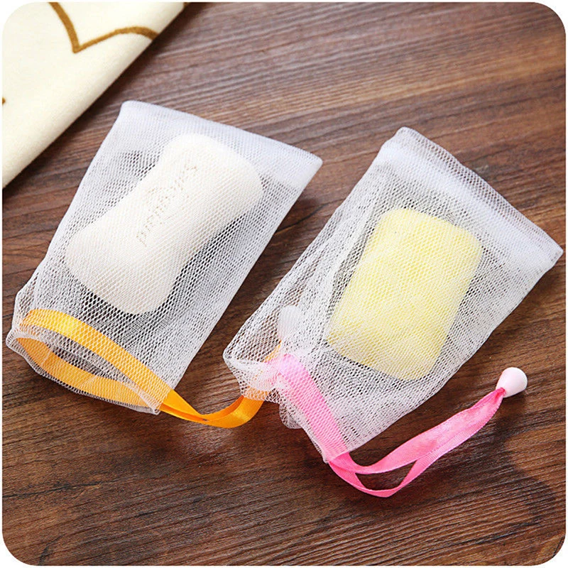 10pcs Soap Blister Mesh Double-layer Soap Net Foaming Net Easy Bubble Mesh Bag Color Random 
10pcs Soap Blister Mesh Double-layer Soap Net Foaming Net Easy Bubble Mesh Bag Color Random
