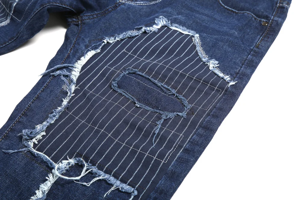 Mens Straight Patchwork Jeans Summer Fashion Men Denim Pants Casual Slim Fit Skinny Embroidery Trousers Designer Jeans for Men
Mens Straight Patchwork Jeans Summer Fashion Men Denim Pants Casual Slim Fit Skinny Embroidery Trousers Designer Jeans for Men