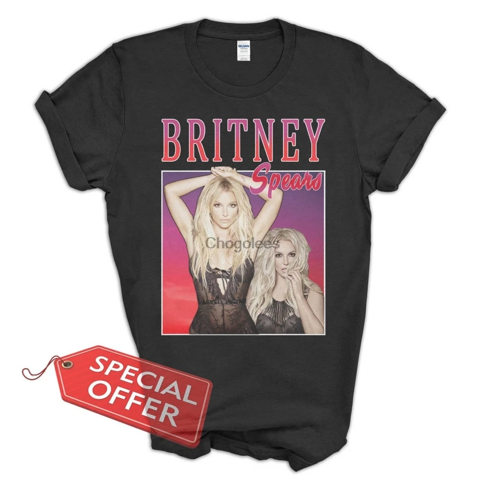 Рубашка Britney Spears рубашка Glory поп-культура Теперь смотрите меня это Gimme More |
