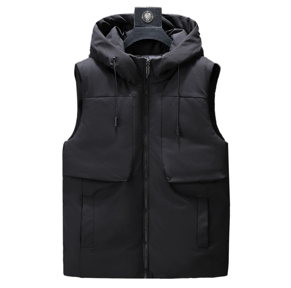Men's Brand 2020 Fashion Hooded Vests Winter Warm Sleeveless Jackets Men Coats Solid Casual Vest Male Waistcoats
Men's Brand 2020 Fashion Hooded Vests Winter Warm Sleeveless Jackets Men Coats Solid Casual Vest Male Waistcoats