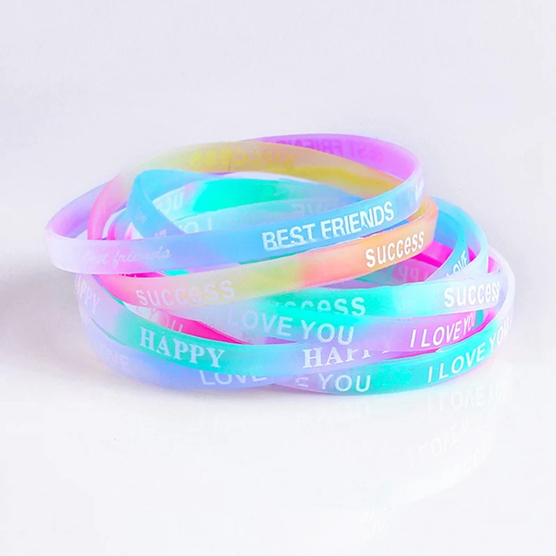 Браслеты Силиконовые Разноцветные для девочек и мальчиков, 10 шт./лот
Браслеты Силиконовые Разноцветные для девочек и мальчиков, 10 шт./лот
