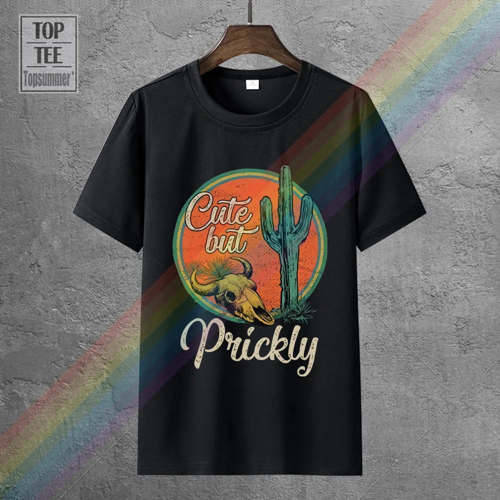 Bull Skull Cute But Prickly Men Vintage T Shirt Cotton S 4Xl 
Bull Skull Cute But Prickly Men Vintage T Shirt Cotton S 4Xl