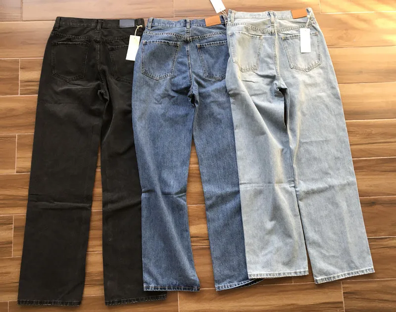 2020 Autumn Trendy Design Floor Trousers Broad Legs Jeans Cotton High Wais Washed Vintage Thin Casual Women Trousers Fashion
2020 Autumn Trendy Design Floor Trousers Broad Legs Jeans Cotton High Wais Washed Vintage Thin Casual Women Trousers Fashion