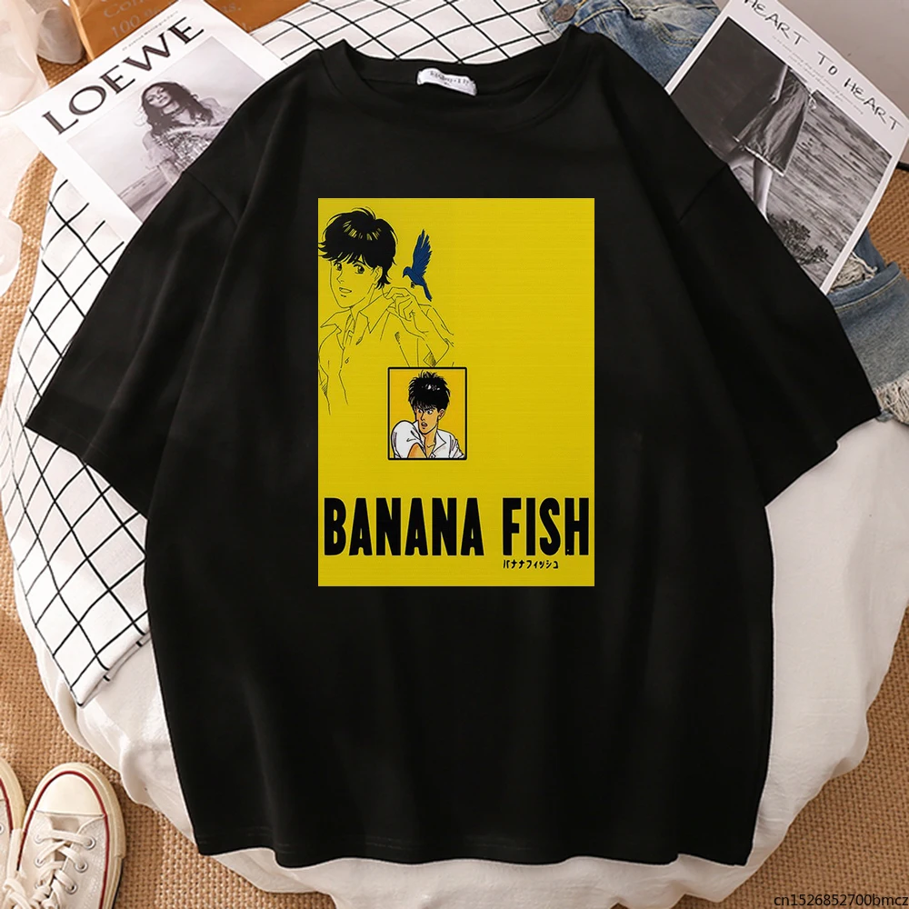 Banana Fish Art Printing WoWomen Tshirts Streetwear Round Neck Clothing Hip Hop Oversize Streetwear Vintage T-Shirts WoWomens
Banana Fish Art Printing WoWomen Tshirts Streetwear Round Neck Clothing Hip Hop Oversize Streetwear Vintage T-Shirts WoWomens