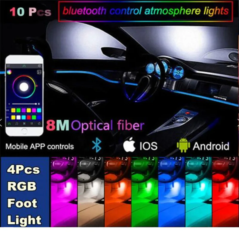 12V Car Ambient Light Interior Car LED Strip Lights Auto Decoration Neon Light Waterproof RGB LED Strip Car Styling Accessorie
12V Car Ambient Light Interior Car LED Strip Lights Auto Decoration Neon Light Waterproof RGB LED Strip Car Styling Accessorie