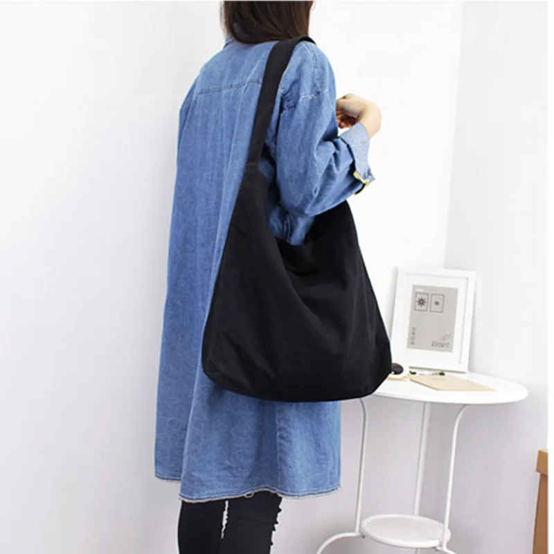 Women's Canvas Tote Shoulder Fashion Large Shopping Bag Simple Ladies Casual Solid Color Shoulder Bag Sac Cabas For Ladies
Women's Canvas Tote Shoulder Fashion Large Shopping Bag Simple Ladies Casual Solid Color Shoulder Bag Sac Cabas For Ladies