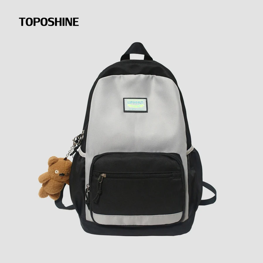 2021 Patchwork Waterproof Nylon Backpack Simple School Bag For Teenage Girl Shoulder Book Travel Bag School Backpack
2021 Patchwork Waterproof Nylon Backpack Simple School Bag For Teenage Girl Shoulder Book Travel Bag School Backpack