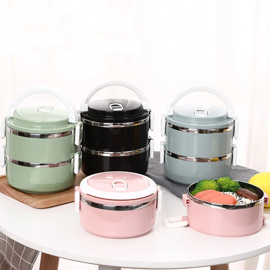 Stainless Steel Bento Box Thermos Large Capacity Lunch Box Portable Insulated Food Container Termic Lunchbox
Stainless Steel Bento Box Thermos Large Capacity Lunch Box Portable Insulated Food Container Termic Lunchbox