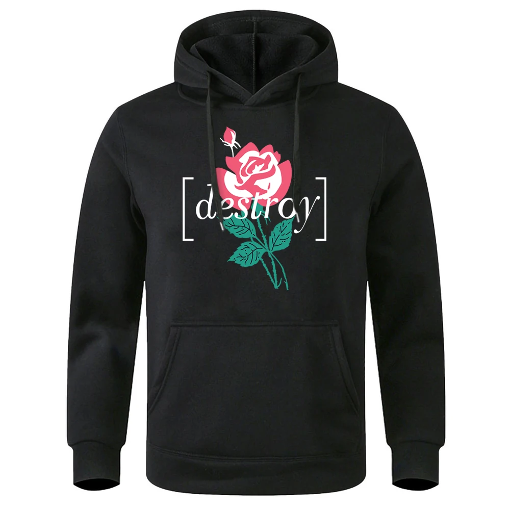 Rose Tenderness And Destruction Coexist Print Mens Hooded Coldproof Vogue Tops Loose Vintage Hoodie Big Size Men'S Sweatshirt
Rose Tenderness And Destruction Coexist Print Mens Hooded Coldproof Vogue Tops Loose Vintage Hoodie Big Size Men'S Sweatshirt