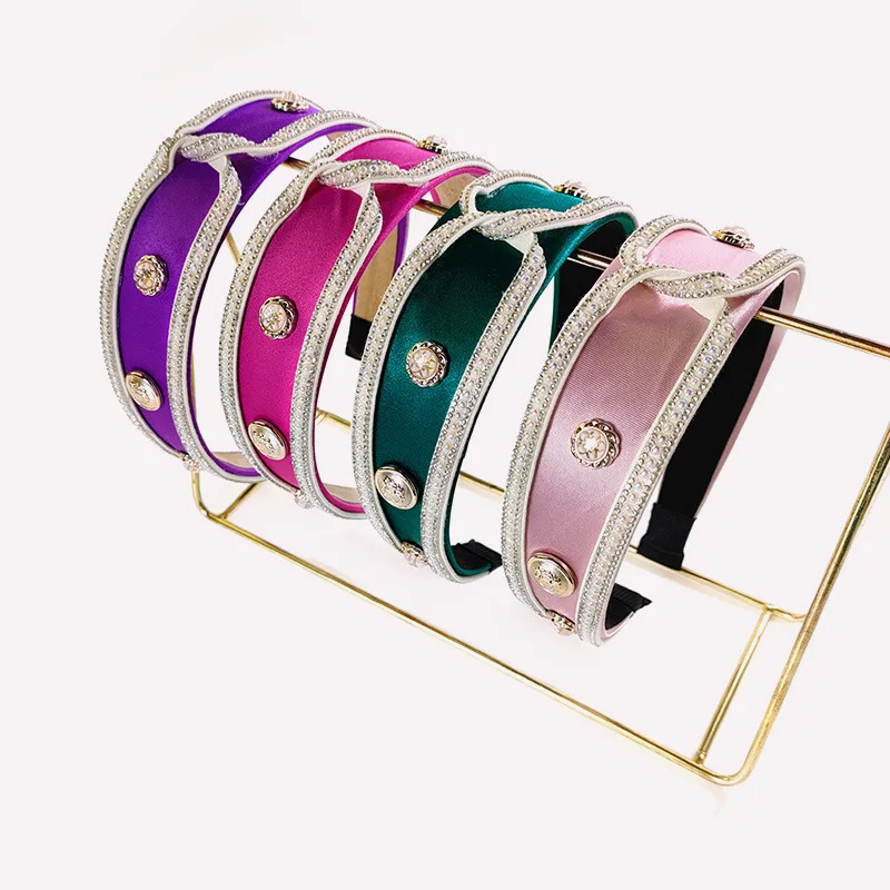 Baroque Pearl Rhinestone Hairbands For Women Hair Accessories For Girls Headband Hair Band Colorful Crystal Headbands
Baroque Pearl Rhinestone Hairbands For Women Hair Accessories For Girls Headband Hair Band Colorful Crystal Headbands