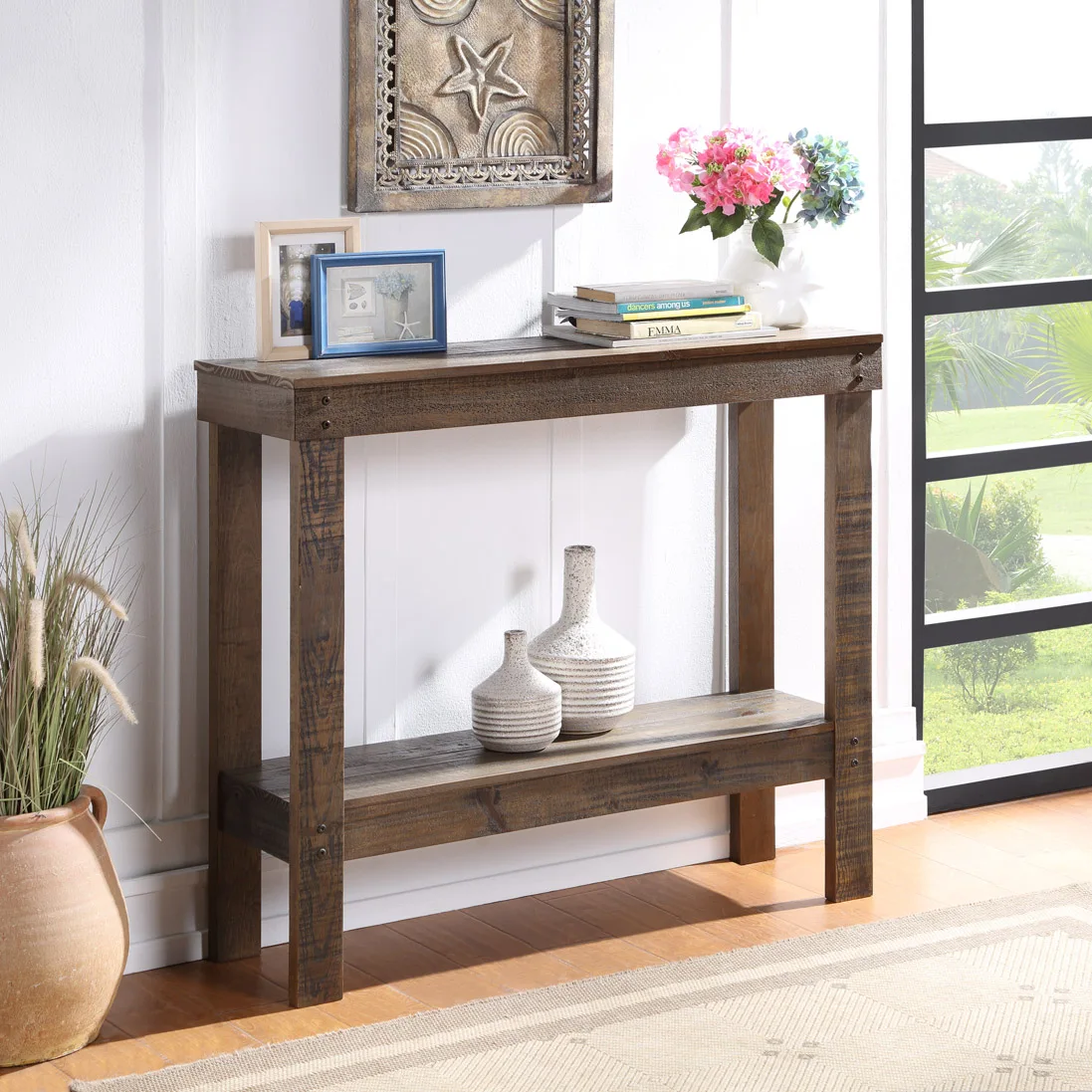 End Table Console Table Sqaure Accent Entryway Table 39 Inch Dark Brown US Warehouse
End Table Console Table Sqaure Accent Entryway Table 39 Inch Dark Brown US Warehouse