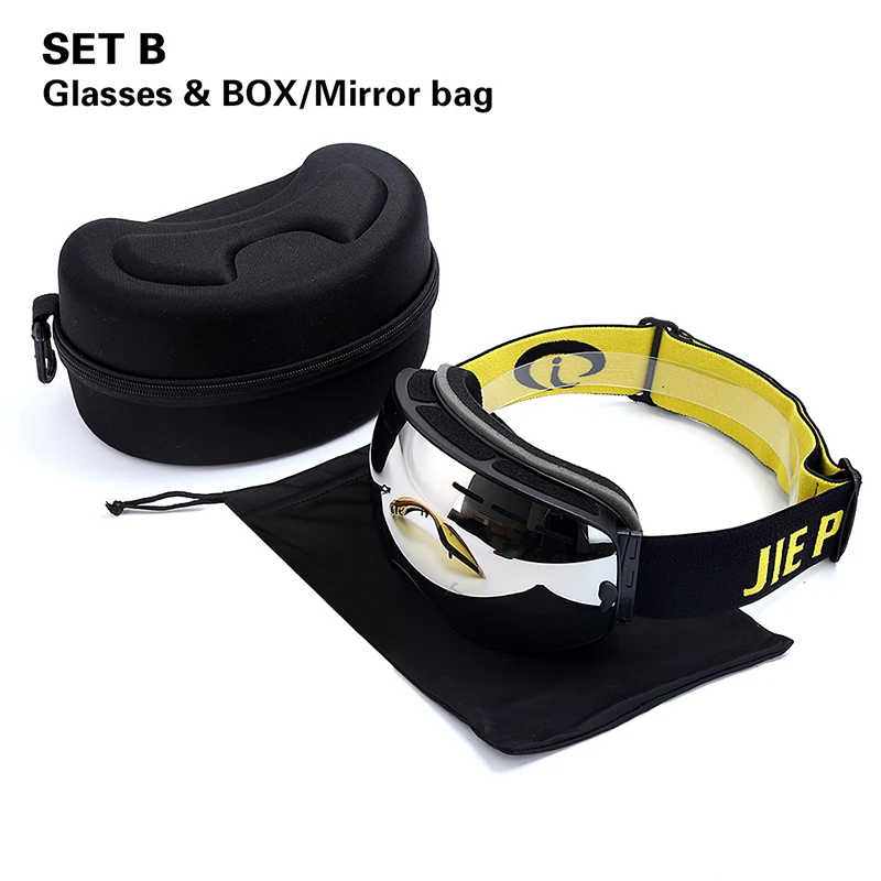 Ski Goggles Over Glasses Dual Layers Detachable Lens Snowboard Goggles for Men Women 100% UV Protection Anti Fog
Ski Goggles Over Glasses Dual Layers Detachable Lens Snowboard Goggles for Men Women 100% UV Protection Anti Fog