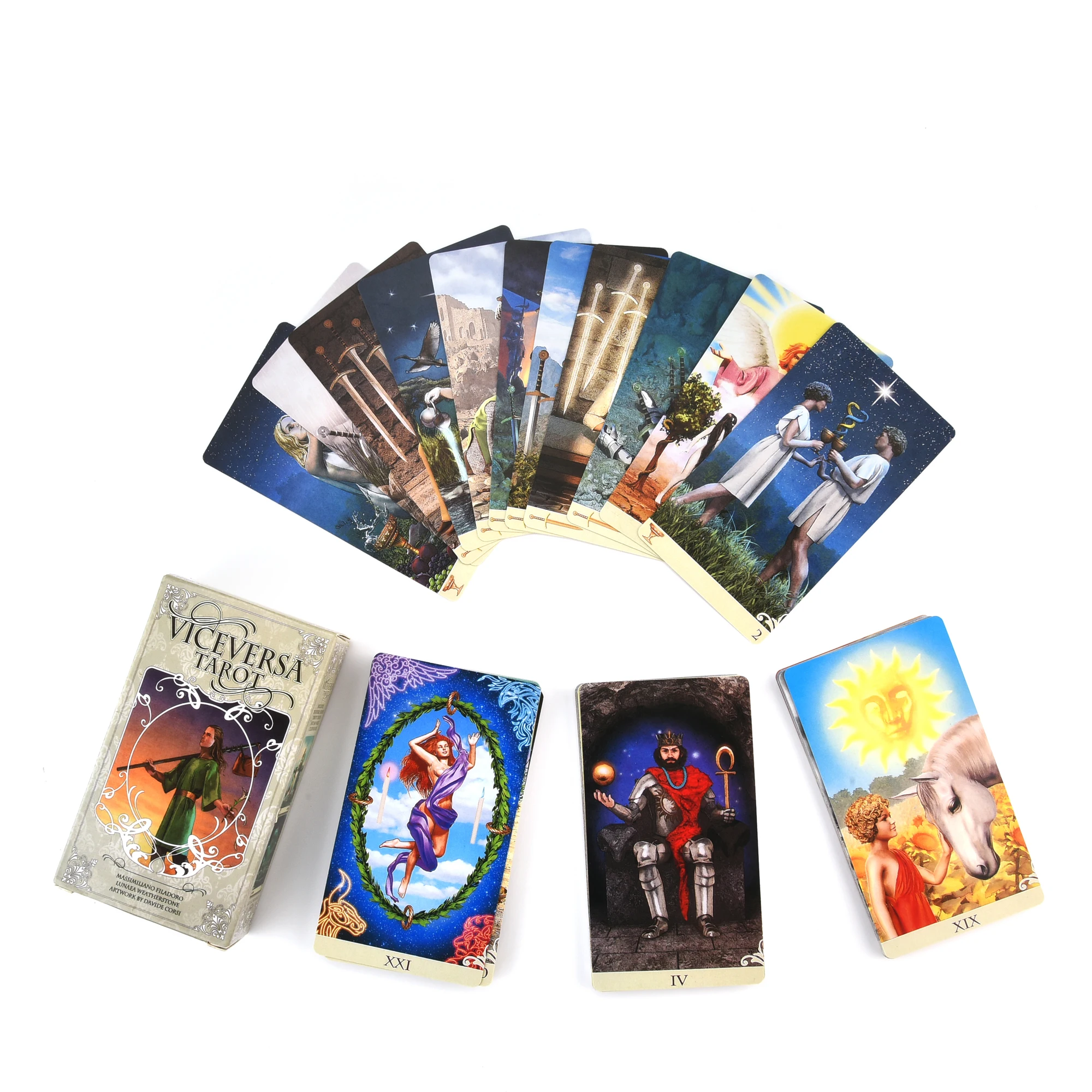 Viceversa Tarot Kit Oracl Tarot Deck Card Game Green Witch Tarot Deck Table Card Board Game Party Playing Cards Family Games
Viceversa Tarot Kit Oracl Tarot Deck Card Game Green Witch Tarot Deck Table Card Board Game Party Playing Cards Family Games