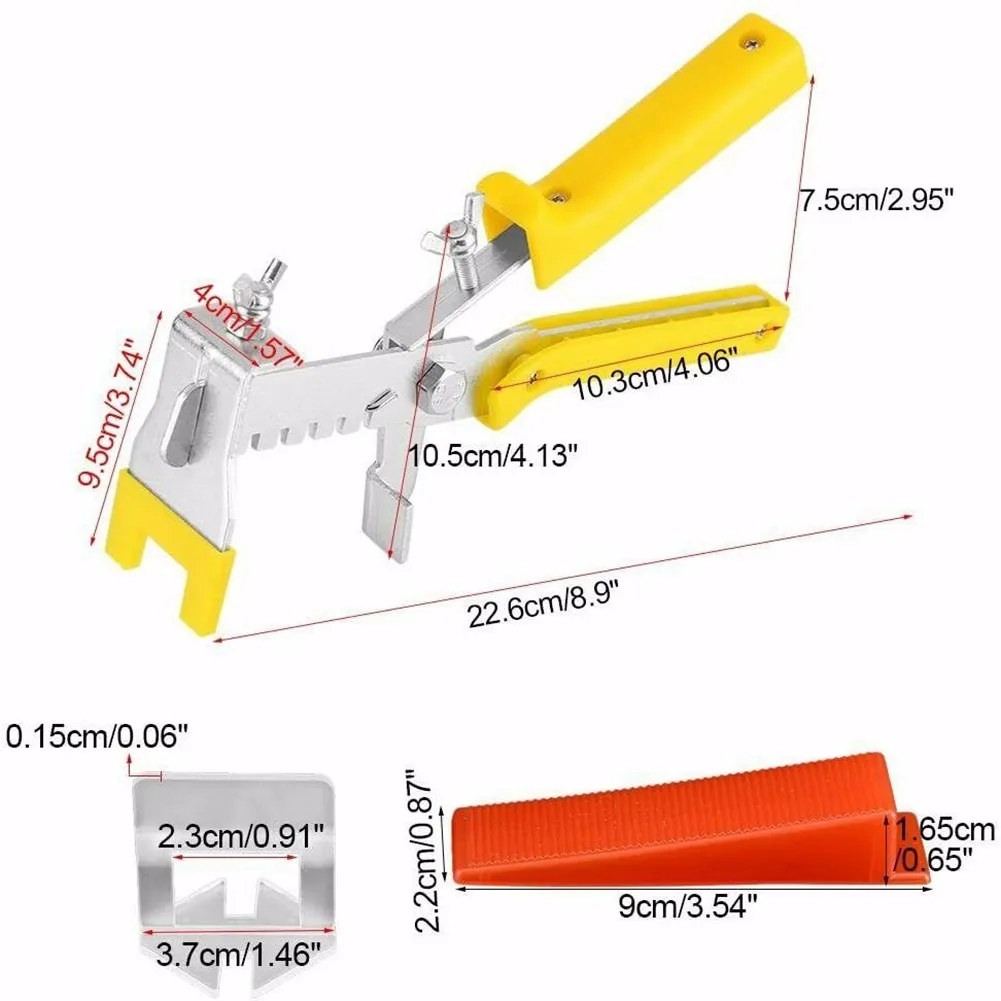 1.5mm Tile Leveling Spacer Wall Flooring Levelling Clip System Wedges & Plier Hand Tools Wedges+1 Plier
1.5mm Tile Leveling Spacer Wall Flooring Levelling Clip System Wedges & Plier Hand Tools Wedges+1 Plier