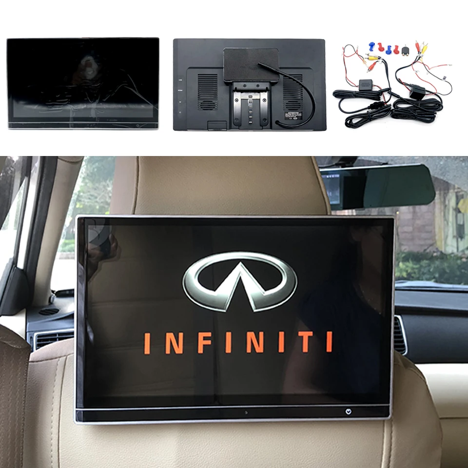 

12.5 inch Wifi Android Car Headrest Monitor For Infiniti Q50 Q60 Q70 QX30 QX50 QX60 QX70 QX80 ESQ Rear Seat Entertainment System