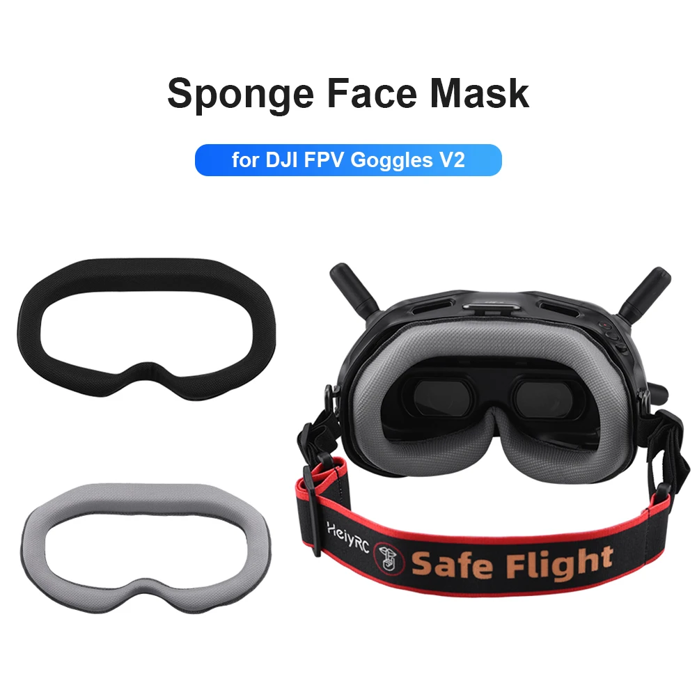 For DJI FPV Goggles V2 Face Mask Cover Drone Flight Glasses Sponge Foam Eye Pad Comfortable Eyeglasses Replacement Kit
For DJI FPV Goggles V2 Face Mask Cover Drone Flight Glasses Sponge Foam Eye Pad Comfortable Eyeglasses Replacement Kit