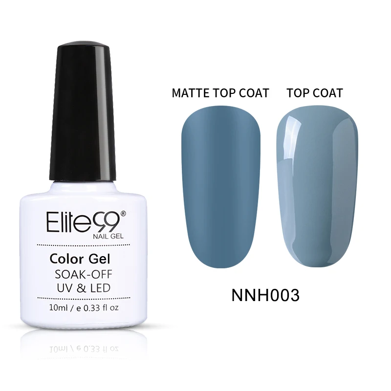 Elite99 10ml Matte Top Coat Color UV Gel Nail Polish Gray Series Soak Off Nails Gel Varnish Semi-Permanent UV Varnish Gellak
Elite99 10ml Matte Top Coat Color UV Gel Nail Polish Gray Series Soak Off Nails Gel Varnish Semi-Permanent UV Varnish Gellak
