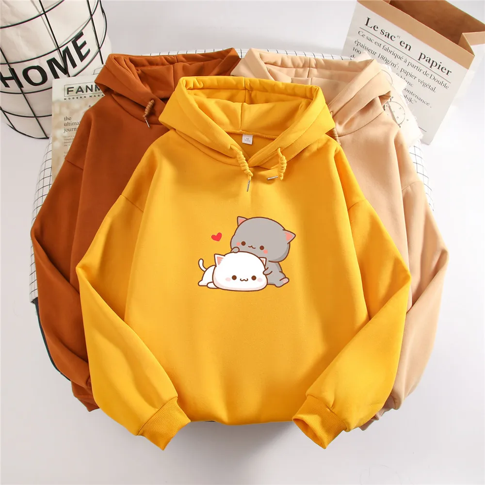Kawaii Couple Cartoon Print Hoodie Oversized Harajuku Sweatshirt Autumn Winter Hoody Ladies Casual Pullover Sweetshirt for Girls
Kawaii Couple Cartoon Print Hoodie Oversized Harajuku Sweatshirt Autumn Winter Hoody Ladies Casual Pullover Sweetshirt for Girls