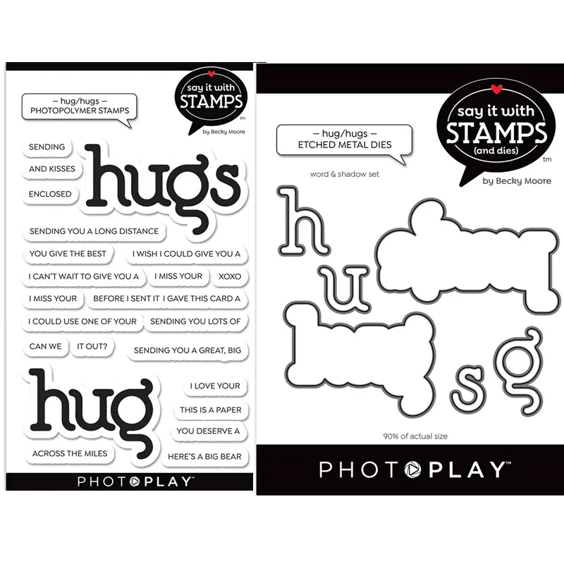 2021 New Arrival HUGS Words Metal Cutting Dies and Clear Rubber Stamps for Scrapbooking Letters Craft Stencil Album Sheet Decor
2021 New Arrival HUGS Words Metal Cutting Dies and Clear Rubber Stamps for Scrapbooking Letters Craft Stencil Album Sheet Decor