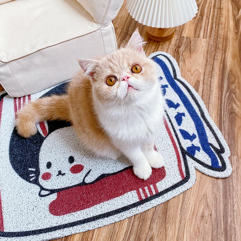 Creative Design Cat Litter Mat Cute Pet Cat Toilet Cat Litter Mat Sand Control and Anti-take Out Mat
Creative Design Cat Litter Mat Cute Pet Cat Toilet Cat Litter Mat Sand Control and Anti-take Out Mat
