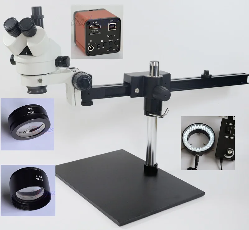 FYSCOPE 16MP HDMI камера микроскоп 3.5X 90X! Направляющая подставка Стерео Зум