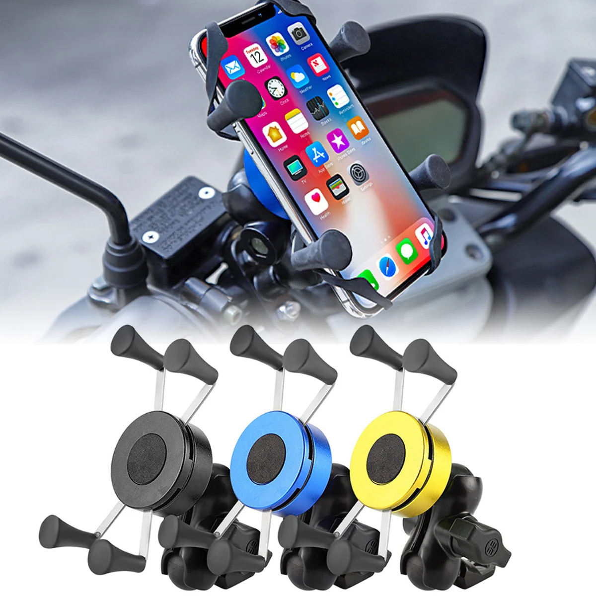 Motorcycle Adjustable Rear View Mirror Handlebar Mount Stand Support For Smart Cell Phone Moto Holder
Motorcycle Adjustable Rear View Mirror Handlebar Mount Stand Support For Smart Cell Phone Moto Holder