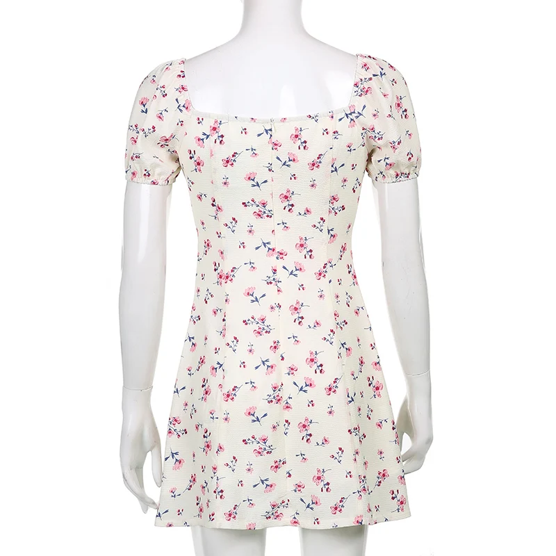Weekeep Elegant Floral Print Holiday Dress Y2k Aesthetic Summer Women Puff Short Sleeve Casual Dresses Korean Fashion Sundresses
Weekeep Elegant Floral Print Holiday Dress Y2k Aesthetic Summer Women Puff Short Sleeve Casual Dresses Korean Fashion Sundresses