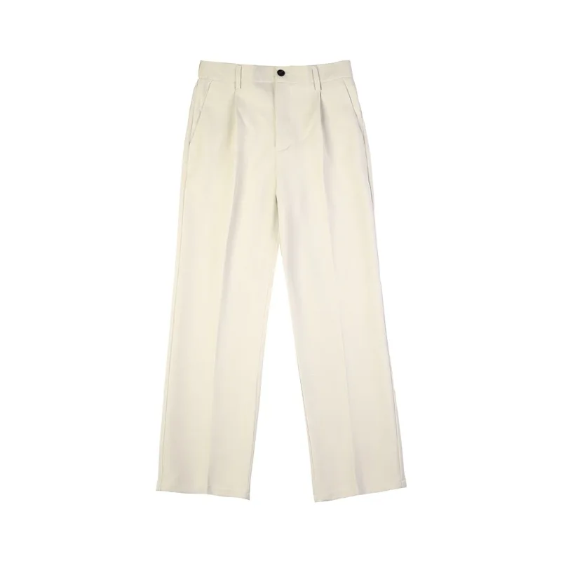 2021 Summer Simple Drop Feeling Small Trousers for Men Fashion Loose Straight Leg Casual Suit Trousers
2021 Summer Simple Drop Feeling Small Trousers for Men Fashion Loose Straight Leg Casual Suit Trousers