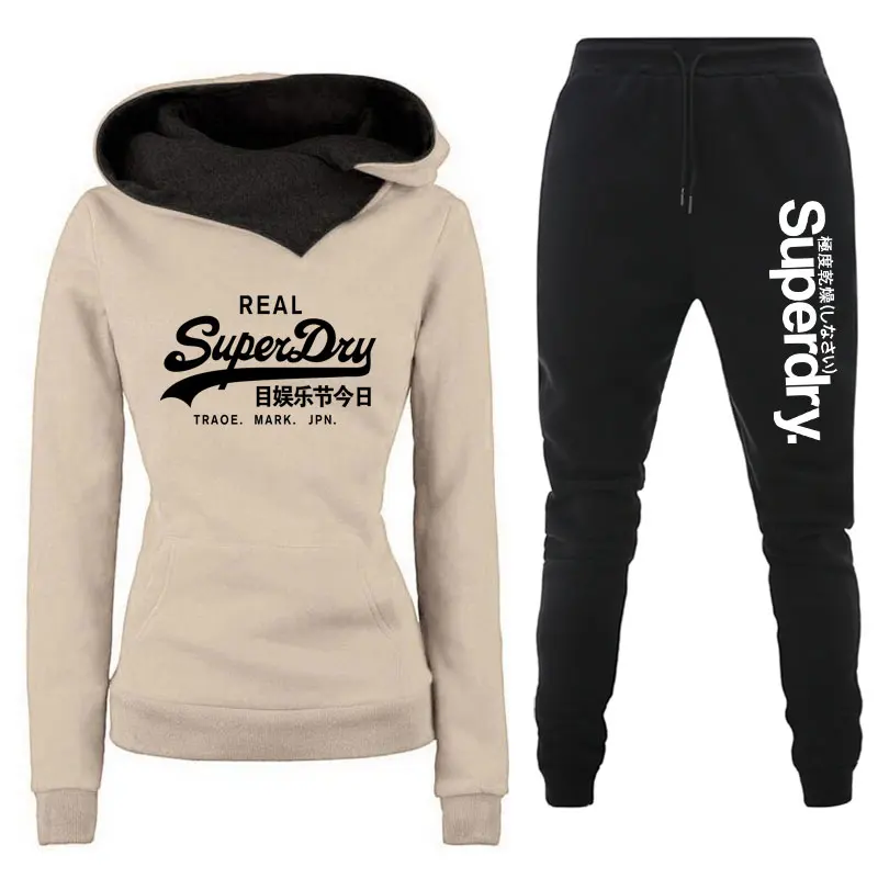 New Spring Autumn Women's Sets 2-Piece Hoodies+Pants Harajuku Sport Suits Casual Women Sweatshirts Tracksuit Brand Sportswear
New Spring Autumn Women's Sets 2-Piece Hoodies+Pants Harajuku Sport Suits Casual Women Sweatshirts Tracksuit Brand Sportswear