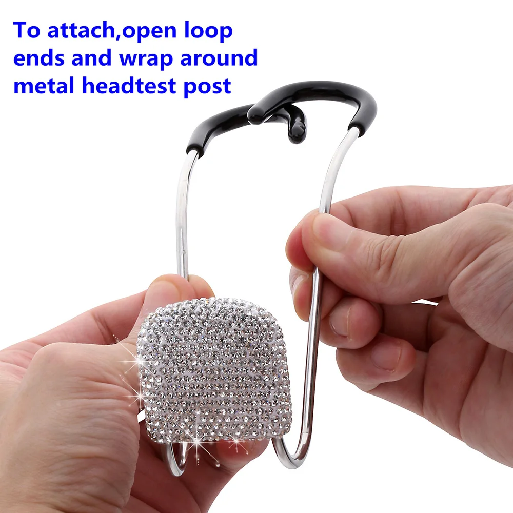 Universal Multi-functional Rhinestone Car Diamond Durable Seat Back Headrest Hanger Hook Holder Fastener Clip Auto Accessories
Universal Multi-functional Rhinestone Car Diamond Durable Seat Back Headrest Hanger Hook Holder Fastener Clip Auto Accessories