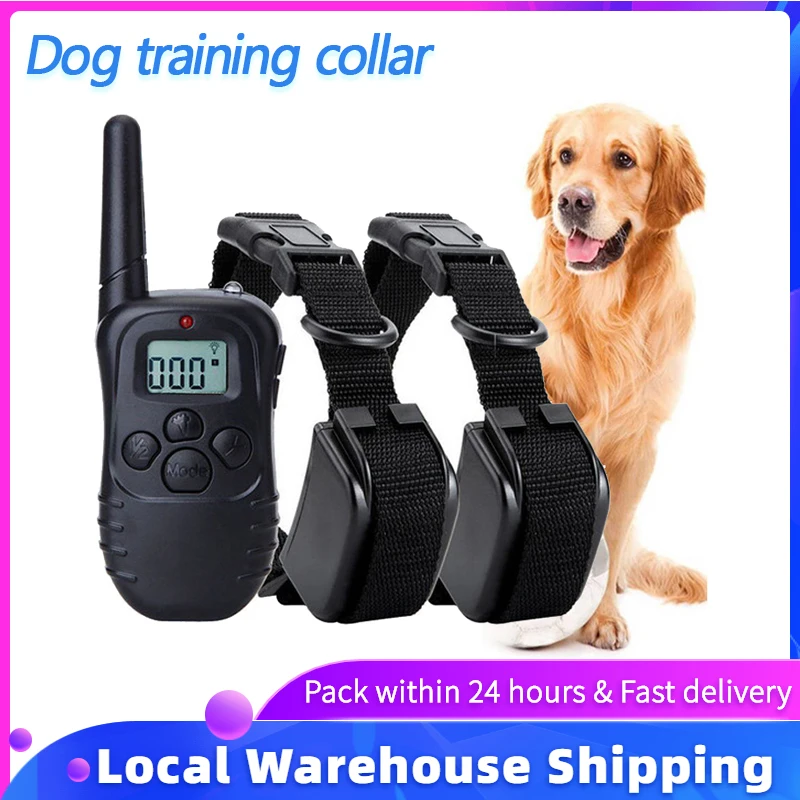 dog collar dogs accessories dog training collar anti-barking eu warehouse 3 training modes Audible warning Static punishment
dog collar dogs accessories dog training collar anti-barking eu warehouse 3 training modes Audible warning Static punishment