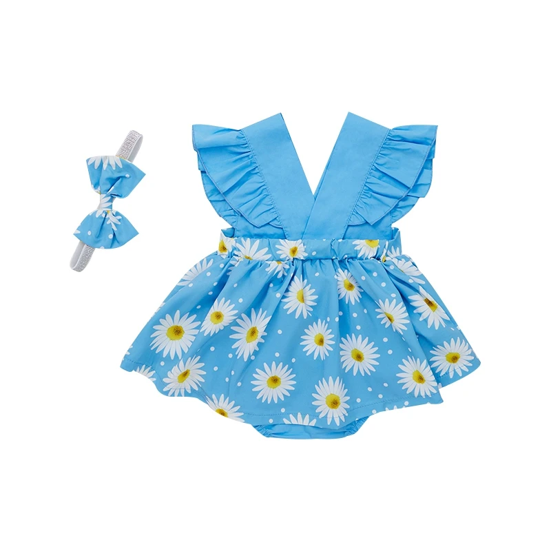 2021 Summer New European and American Baby Girls Cute Woven SunFlower Jumpsuit+Headband 2Pcs Set 0-24M
2021 Summer New European and American Baby Girls Cute Woven SunFlower Jumpsuit+Headband 2Pcs Set 0-24M