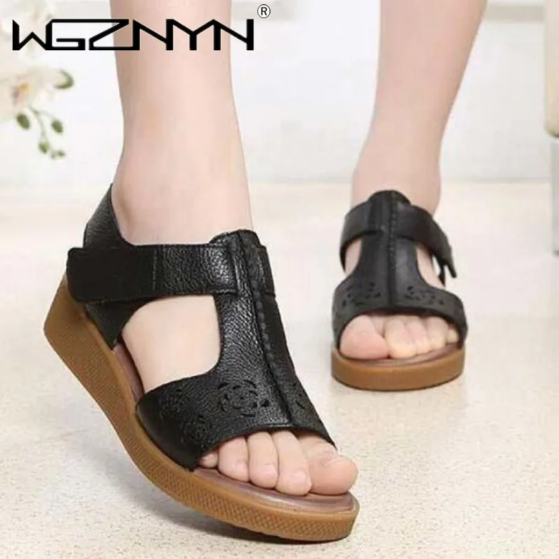 2021 Newest Summer Soft Comfortable Genuine PU Leather Sandals Women Casual Shoes Fashion Sandals Summer Shoes Wedges Sandals
2021 Newest Summer Soft Comfortable Genuine PU Leather Sandals Women Casual Shoes Fashion Sandals Summer Shoes Wedges Sandals