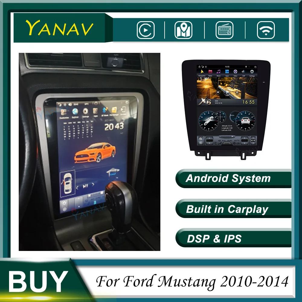 Android PX6 автомобильный радиоприемник, стереоприемник для Ford Mustang 2010-2014, GPS-навигация, Автомобильное видео, мультимедийный беспроводной плеер д...
Android PX6 автомобильный радиоприемник, стереоприемник для Ford Mustang 2010-2014, GPS-навигация, Автомобильное видео, мультимедийный беспроводной плеер д...