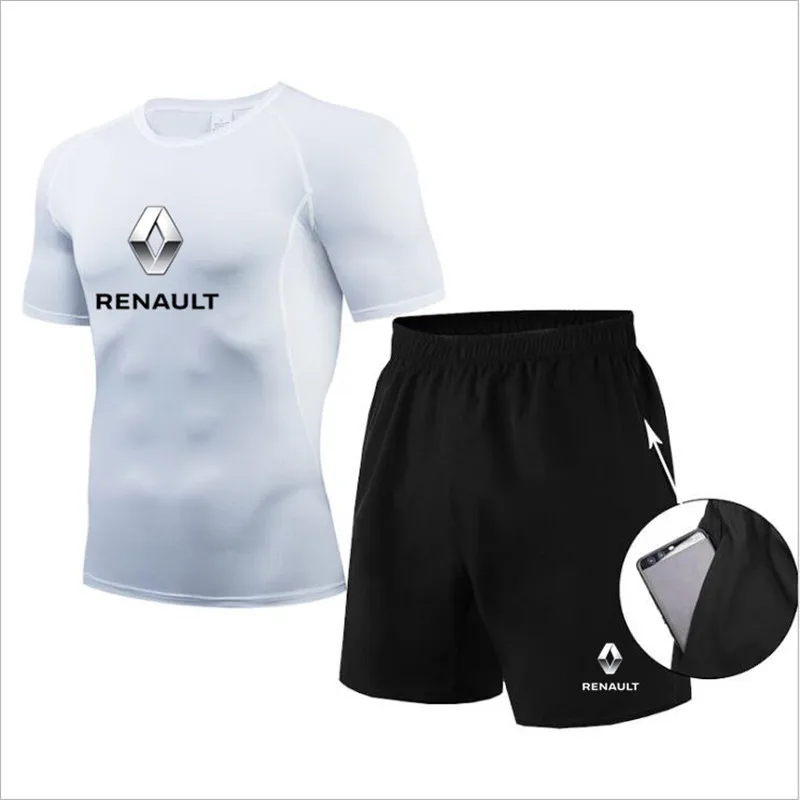 New high-quality RENAULT print Short-sleeved suit Men women's sports series Outdoor fitness Running sports quick-drying clothes
New high-quality RENAULT print Short-sleeved suit Men women's sports series Outdoor fitness Running sports quick-drying clothes
