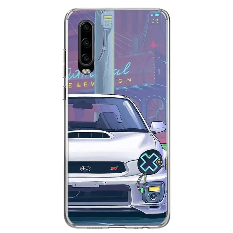 Классный спортивный автомобиль комикс чехол для телефона Huawei P40 P30 P20 P10 Mate 30 20 10 P
